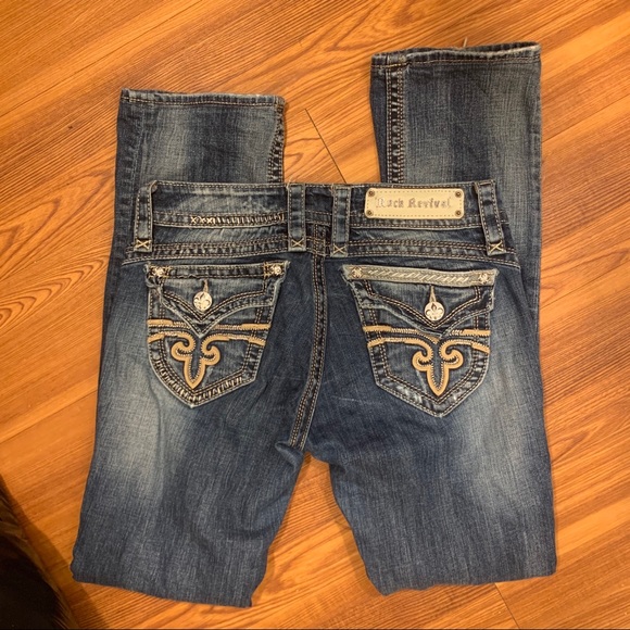 Rock Revival Denim - Rock Revival Gwen Straight Jeans